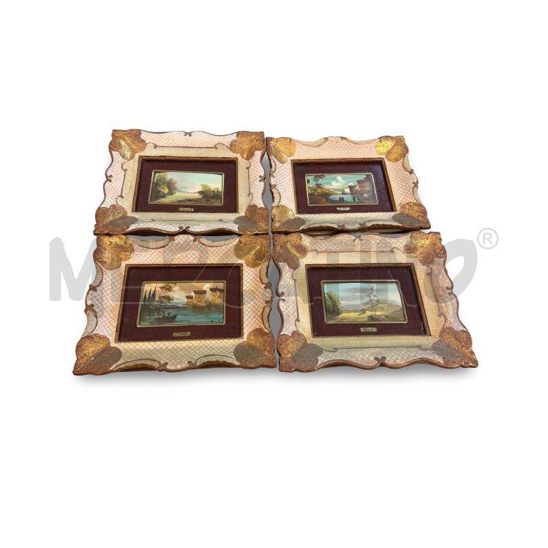QUADRO PZ 4 27X21 CM ANNI 60 PAESAGGIO | Mercatino dell'Usato Osasco 1