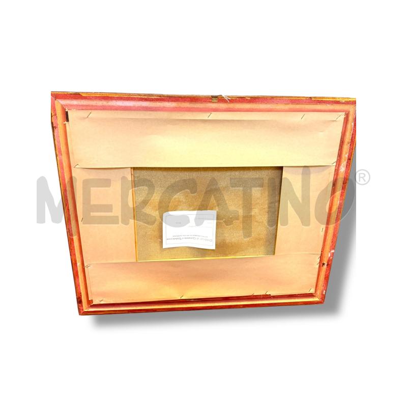 QUADRO SANTINI OLIO SU TELA FIUME PONTE | Mercatino dell'Usato Osasco 3
