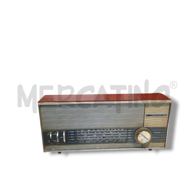 RADIO A VALVOLE MIVAR ANNI '60 FUNZIONANTE BORDEAUX | Mercatino dell'Usato Osasco 1