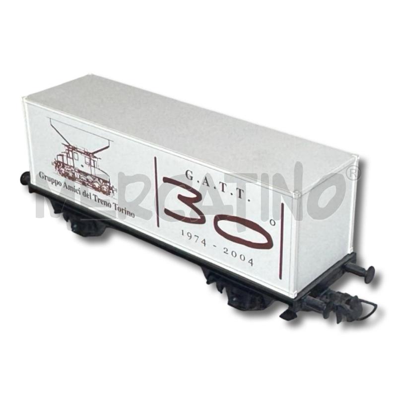 ROCO SCALA H0 CARRO MERCI LIMITED EDITION GRUPPO AMICI DEL TRENO TORINO 1974/2004 SENZA SCATOLA | Mercatino dell'Usato Osasco 2
