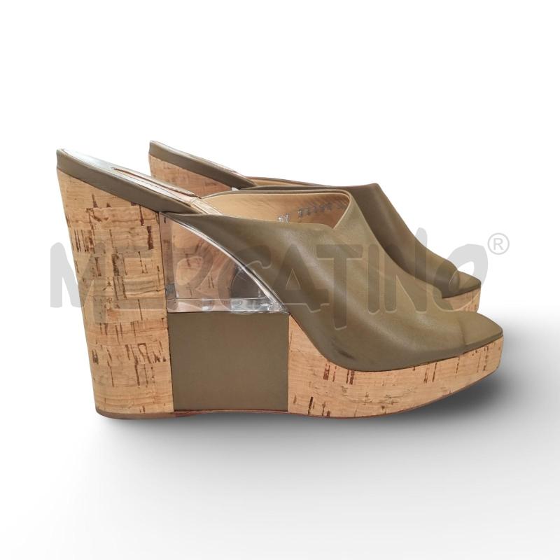 SABOT  VERDE SALVIA PLATFORM FERRAGAMO | Mercatino dell'Usato Osasco 2