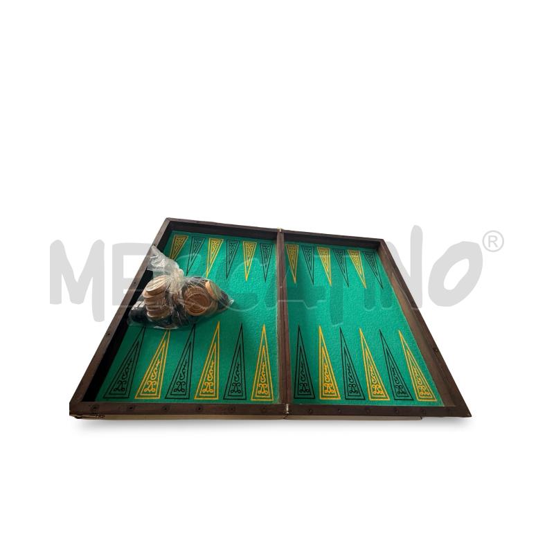 SCACCHIERA BACKGAMMON IN LEGNO COMPLETA  | Mercatino dell'Usato Osasco 3