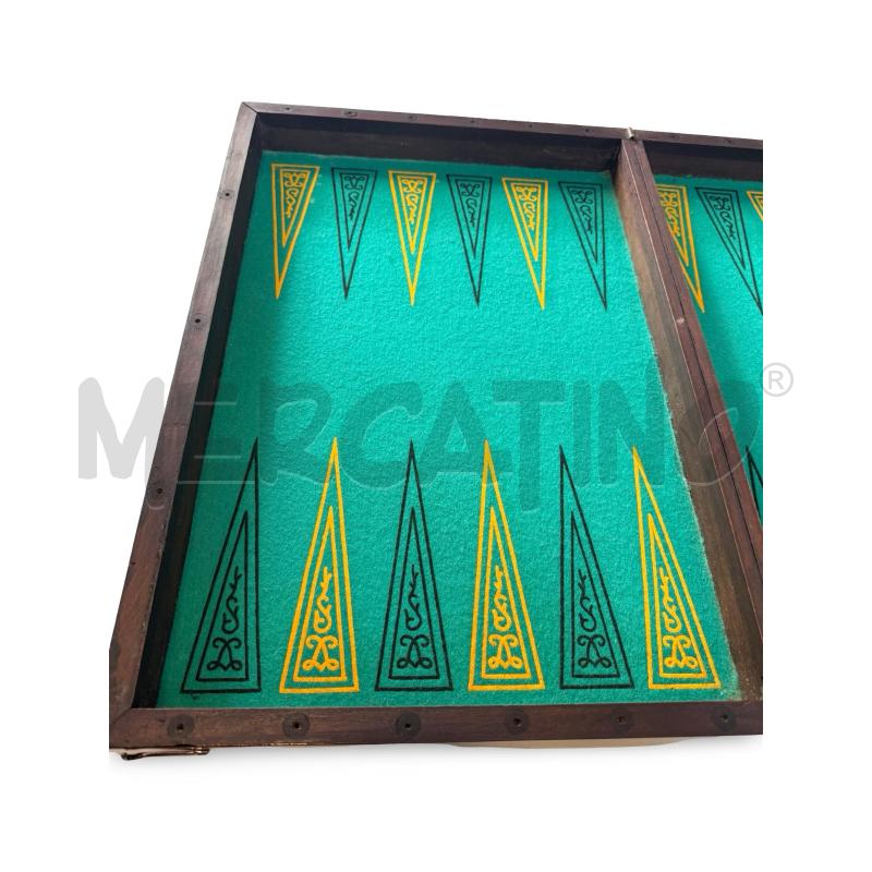 SCACCHIERA BACKGAMMON IN LEGNO COMPLETA  | Mercatino dell'Usato Osasco 4