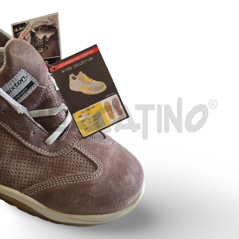 SCARPE ANTINFORTUNISTICHE BEIGE SIXTON N. 45 | Mercatino dell'Usato Osasco 4
