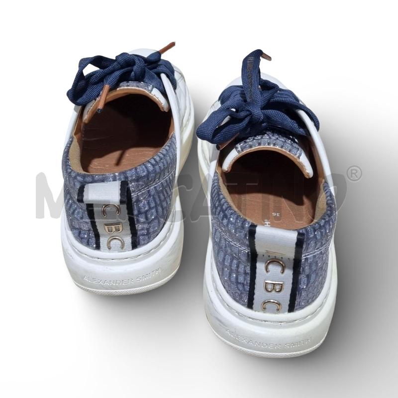 SCARPE DONNA ALEXANDER SMITH BIANCA E LACCI BLU | Mercatino dell'Usato Osasco 3