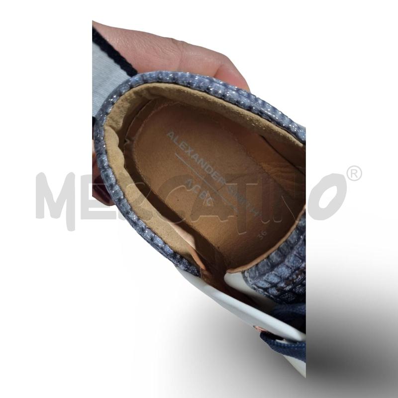 SCARPE DONNA ALEXANDER SMITH BIANCA E LACCI BLU | Mercatino dell'Usato Osasco 4