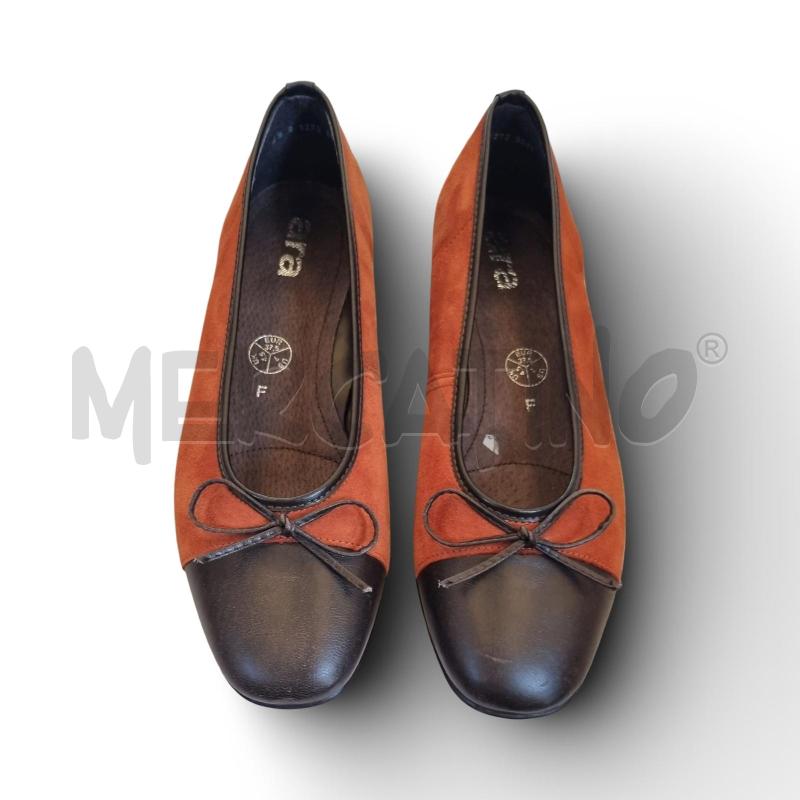 SCARPE DONNA BALLERINA ARA  MARRONE E CAMOSCIO ARAGOSTA | Mercatino dell'Usato Osasco 1