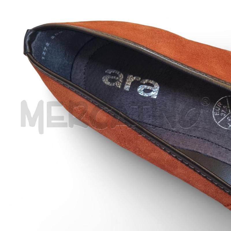 SCARPE DONNA BALLERINA ARA  MARRONE E CAMOSCIO ARAGOSTA | Mercatino dell'Usato Osasco 4