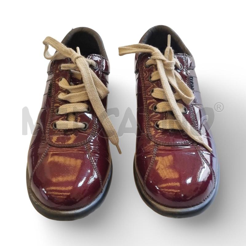 SCARPE DONNA BORDAUX CON LACCI LUCIDE FRAU | Mercatino dell'Usato Osasco 1