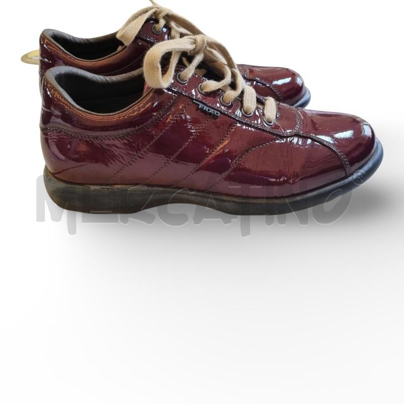 SCARPE DONNA BORDAUX CON LACCI LUCIDE FRAU | Mercatino dell'Usato Osasco 2