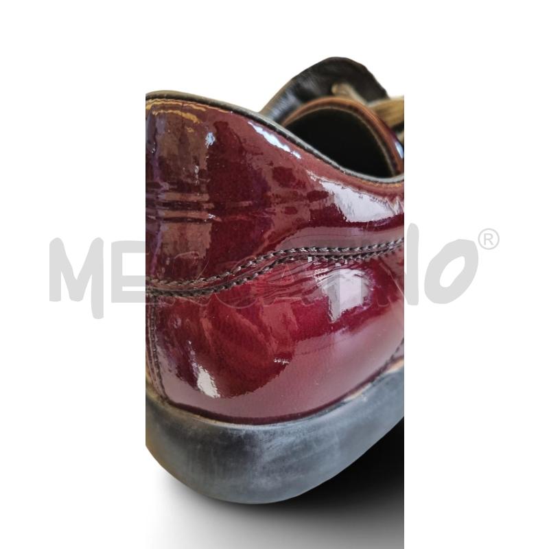 SCARPE DONNA BORDAUX CON LACCI LUCIDE FRAU | Mercatino dell'Usato Osasco 4