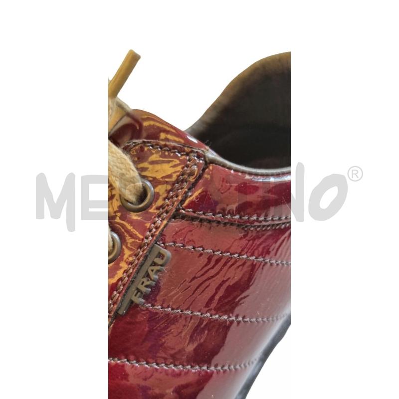 SCARPE DONNA BORDAUX CON LACCI LUCIDE FRAU | Mercatino dell'Usato Osasco 5
