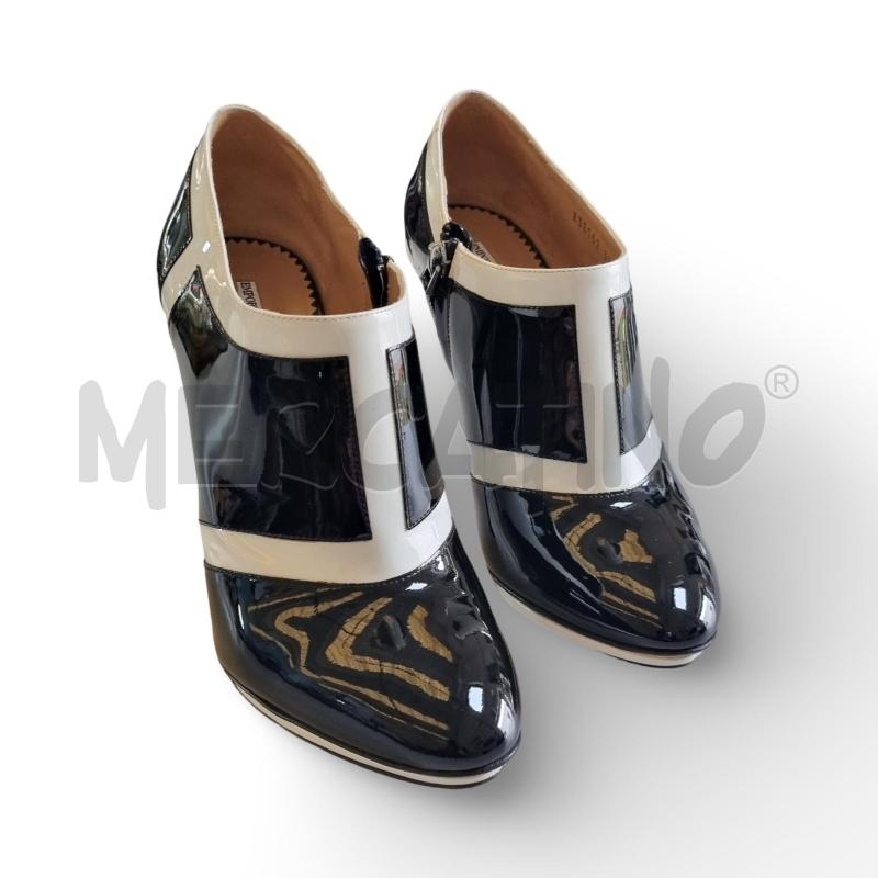 SCARPE DONNA EMPORIO ARMANI BIANCA E NERA TACCO ALTO | Mercatino dell'Usato Osasco 1