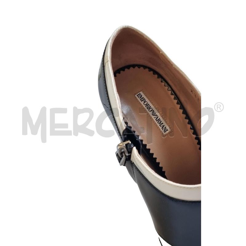 SCARPE DONNA EMPORIO ARMANI BIANCA E NERA TACCO ALTO | Mercatino dell'Usato Osasco 4