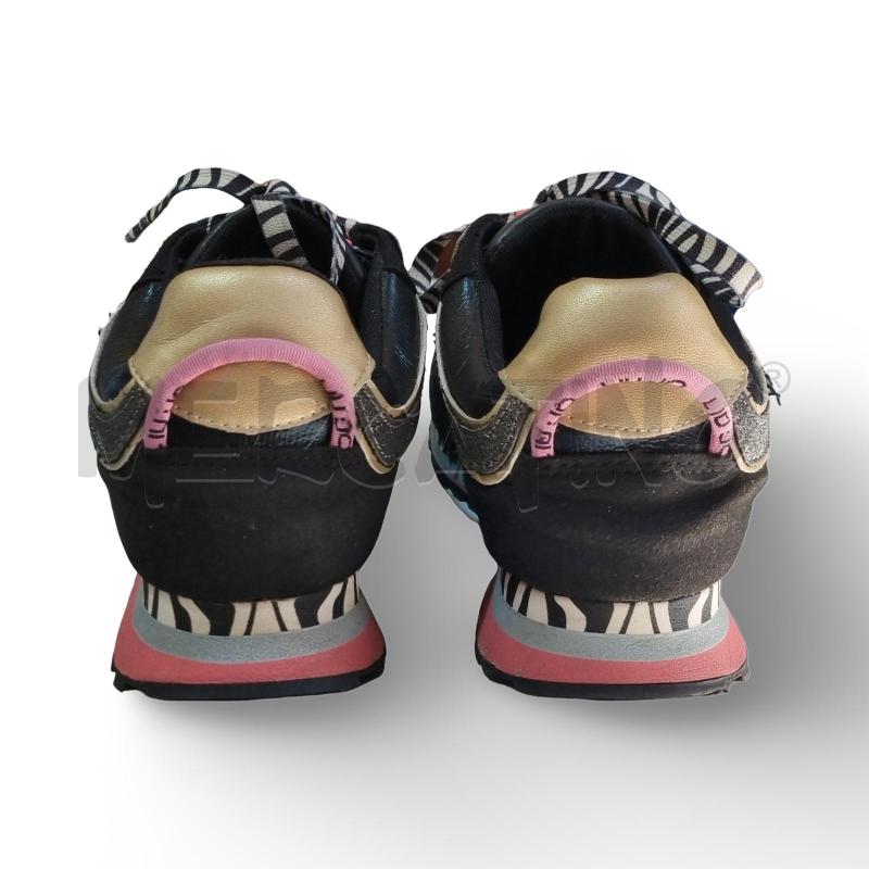 SCARPE DONNA LIU JO NERE CON LACCI ZEBRATI | Mercatino dell'Usato Osasco 2