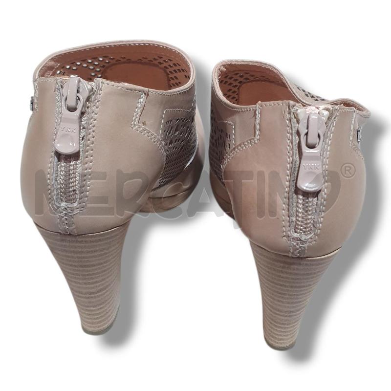 SCARPE DONNA NERO GIARDINI TRAFORATE BEIGE CERNIERA DIETRO | Mercatino dell'Usato Osasco 3