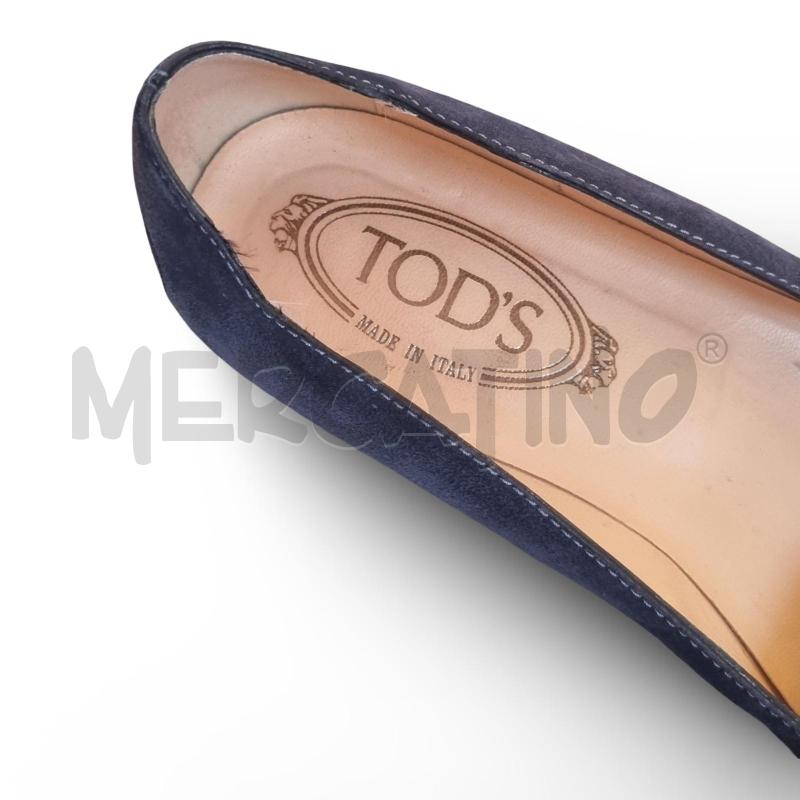 SCARPE DONNA TODS PUNTA BLU CON BOTTONCINI | Mercatino dell'Usato Osasco 4