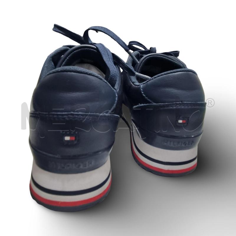 SCARPE DONNA TOMMY HILFIGER  BLU SUOLA BIANCA  | Mercatino dell'Usato Osasco 3