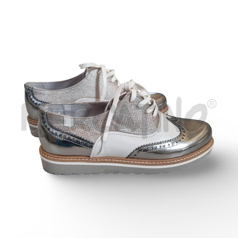 SCARPE DONNA TRUSSARDI JEANS INGLESINE BIANCHE GRIGIE | Mercatino dell'Usato Osasco 2