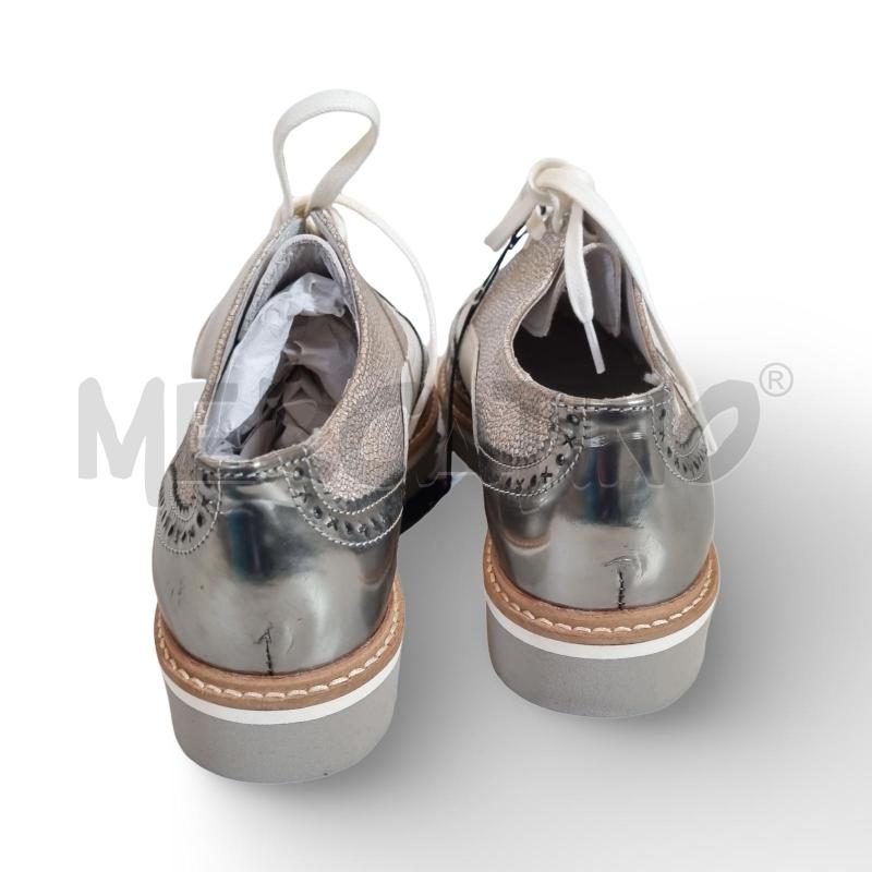SCARPE DONNA TRUSSARDI JEANS INGLESINE BIANCHE GRIGIE | Mercatino dell'Usato Osasco 3