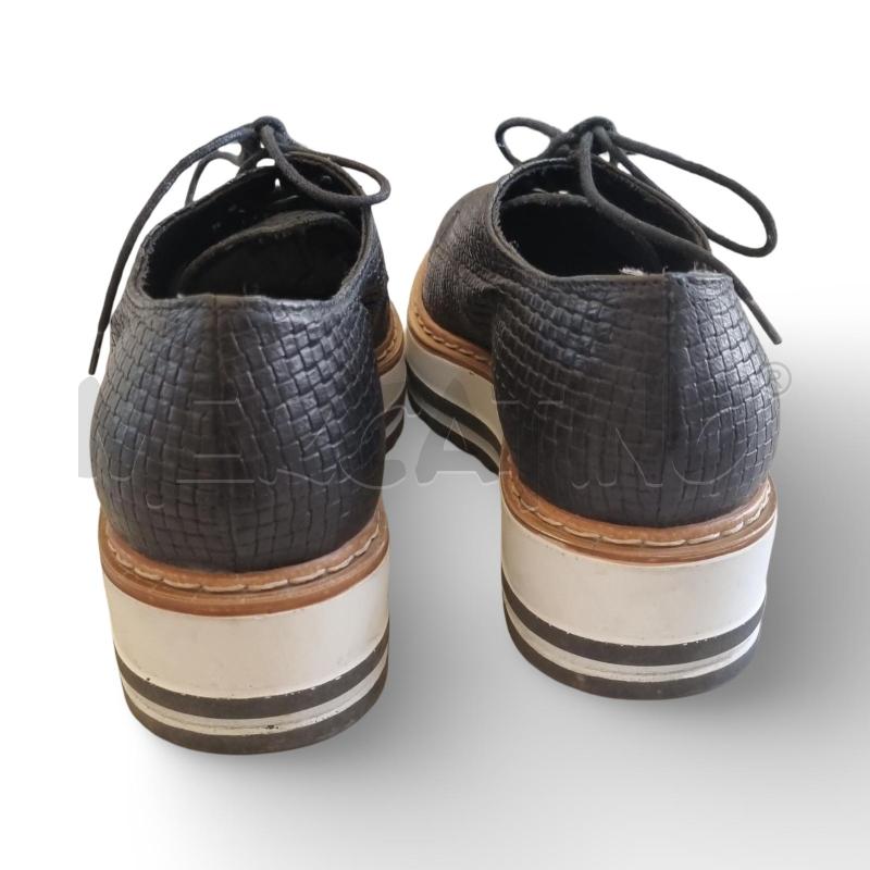 SCARPE DONNA VIA MAESTRA NERE INTRECCIATE  | Mercatino dell'Usato Osasco 3
