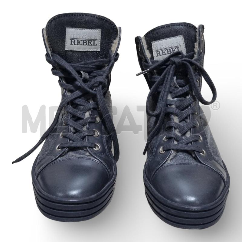 SCARPE DONNA  HOGAN  REBEL  PELLICCIOTTO INTERNO CHIARO | Mercatino dell'Usato Osasco 2