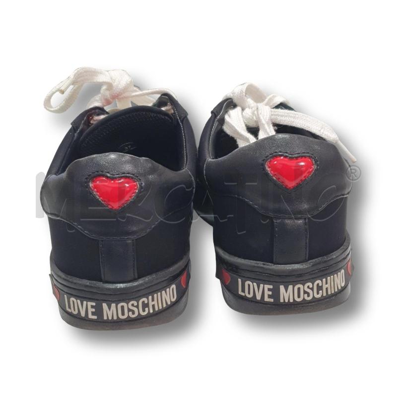 SCARPE DONNA  MOSCHINO NERE CUORI | Mercatino dell'Usato Osasco 5
