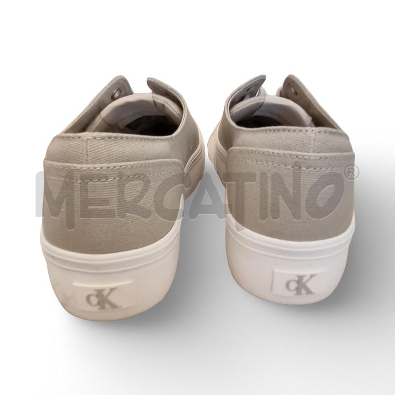 SCARPE UOMO BEIGE TELA CALVIN KLEIN  | Mercatino dell'Usato Osasco 3