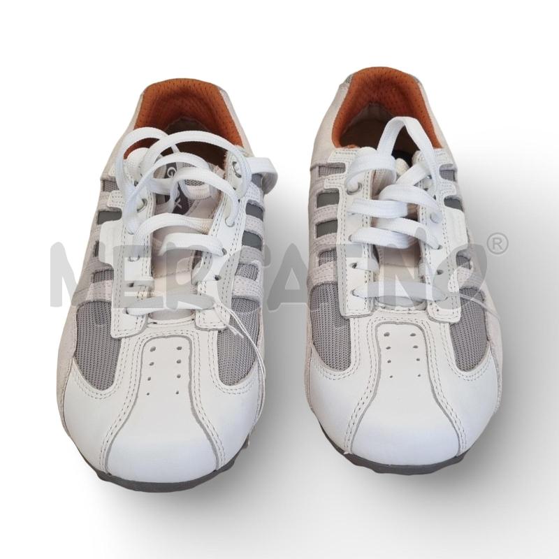 SCARPE UOMO GEOX BIANCA E GRIGIA | Mercatino dell'Usato Osasco 1