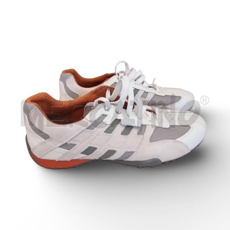SCARPE UOMO GEOX BIANCA E GRIGIA | Mercatino dell'Usato Osasco 2