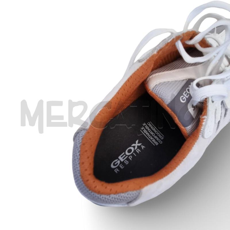 SCARPE UOMO GEOX BIANCA E GRIGIA | Mercatino dell'Usato Osasco 4