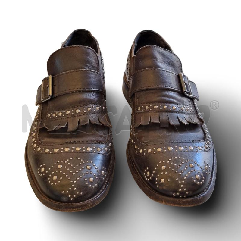 SCARPE UOMO MOMA MARRONI CON FIBBIA E BORCHIETTE  | Mercatino dell'Usato Osasco 1