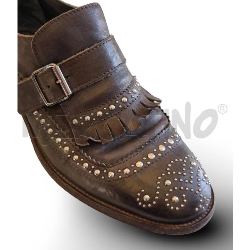 SCARPE UOMO MOMA MARRONI CON FIBBIA E BORCHIETTE  | Mercatino dell'Usato Osasco 5
