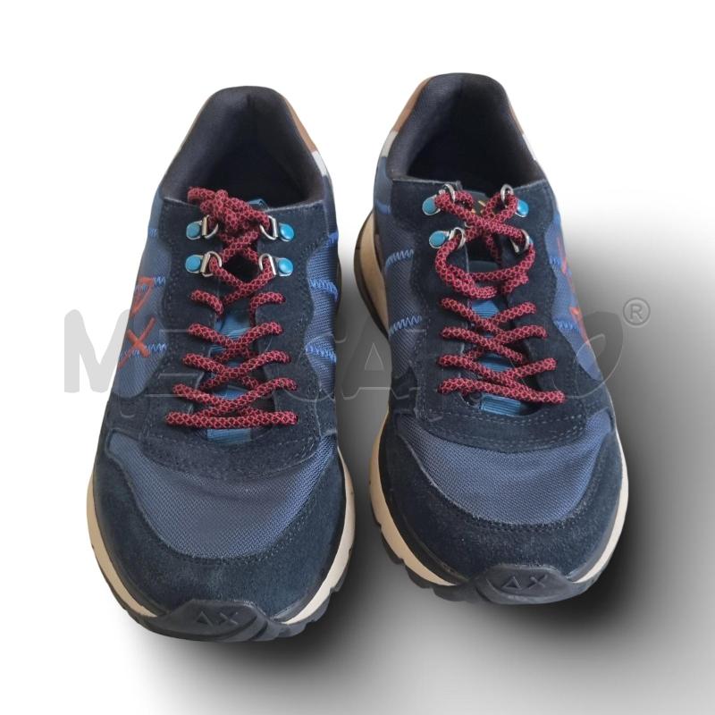 SCARPE UOMO SUN68 BLU LACCIO ROSSO  | Mercatino dell'Usato Osasco 1