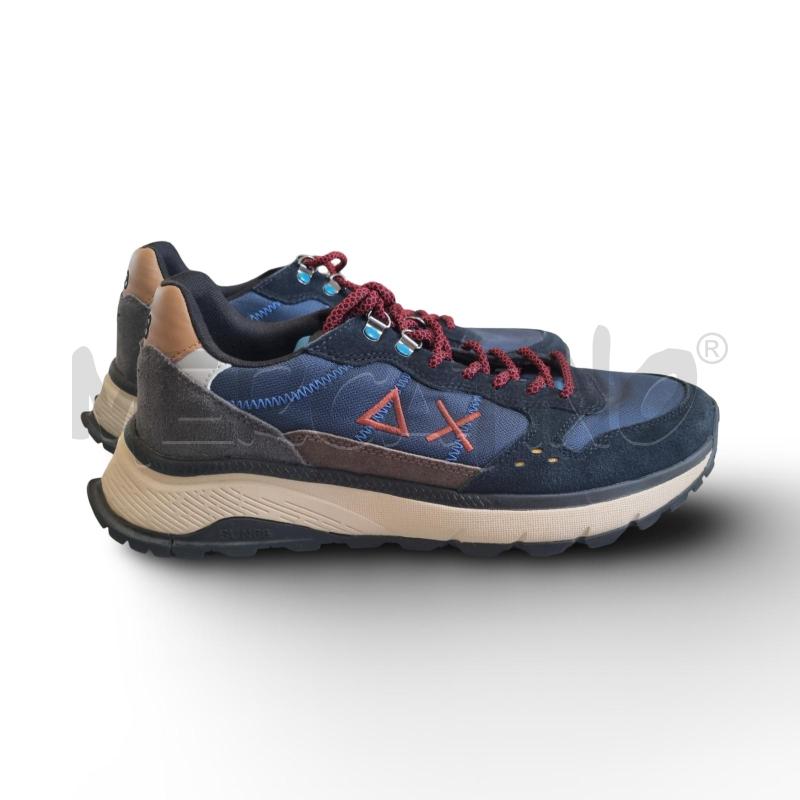 SCARPE UOMO SUN68 BLU LACCIO ROSSO  | Mercatino dell'Usato Osasco 2