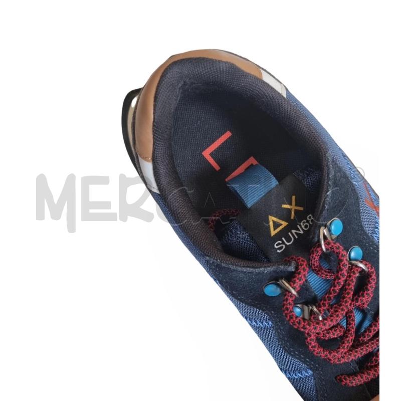 SCARPE UOMO SUN68 BLU LACCIO ROSSO  | Mercatino dell'Usato Osasco 4