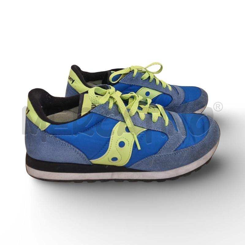 SCARPE UOMO  SAUCONY JAZZ VERDE ACIDO E BLU CHIARO | Mercatino dell'Usato Osasco 2