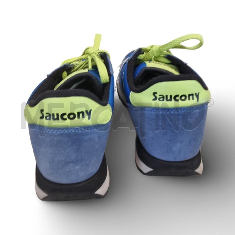 SCARPE UOMO  SAUCONY JAZZ VERDE ACIDO E BLU CHIARO | Mercatino dell'Usato Osasco 3