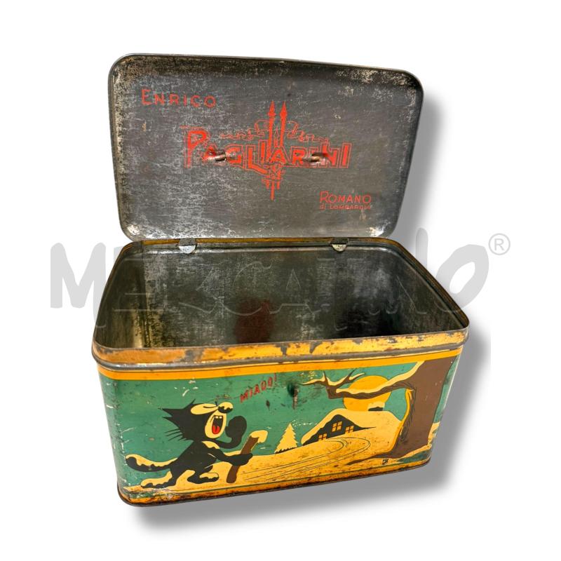 SCATOLA LATTA PINOCCHIO DISNEY PAGLIARINI ANNI 50-60 | Mercatino dell'Usato Osasco 4