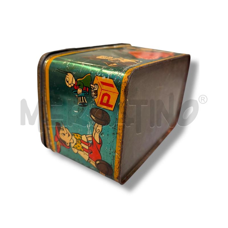 SCATOLA LATTA PINOCCHIO DISNEY PAGLIARINI ANNI 50-60 | Mercatino dell'Usato Osasco 5