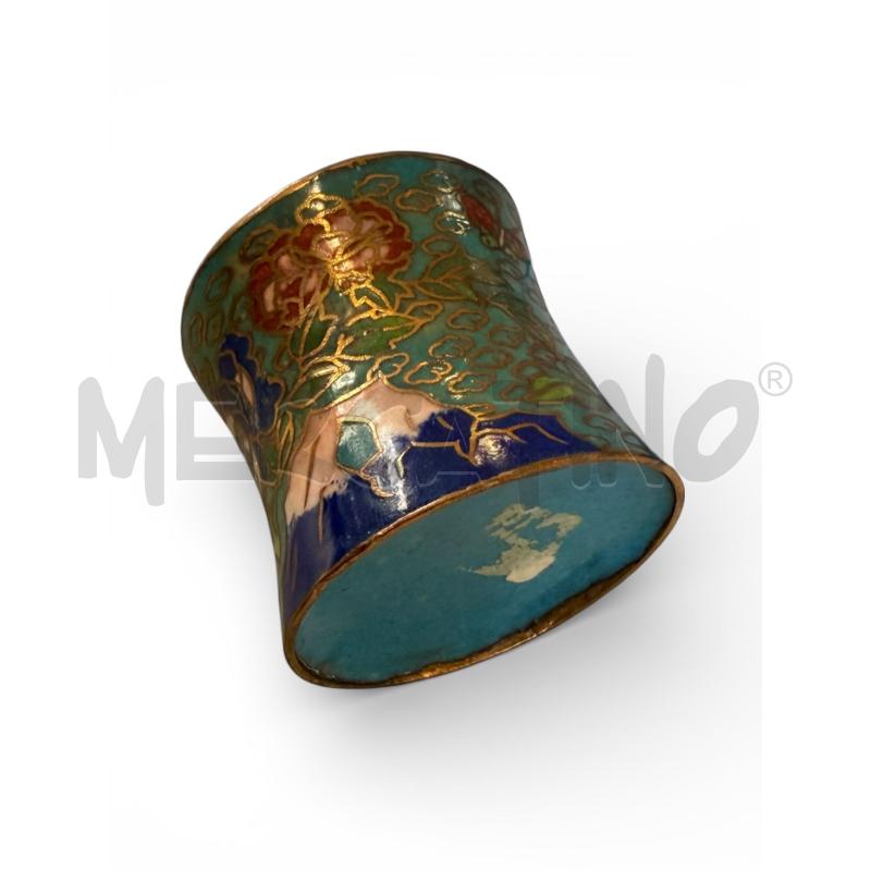 SCATOLA PORTA THE' CLOISONNE 5 CM | Mercatino dell'Usato Osasco 3