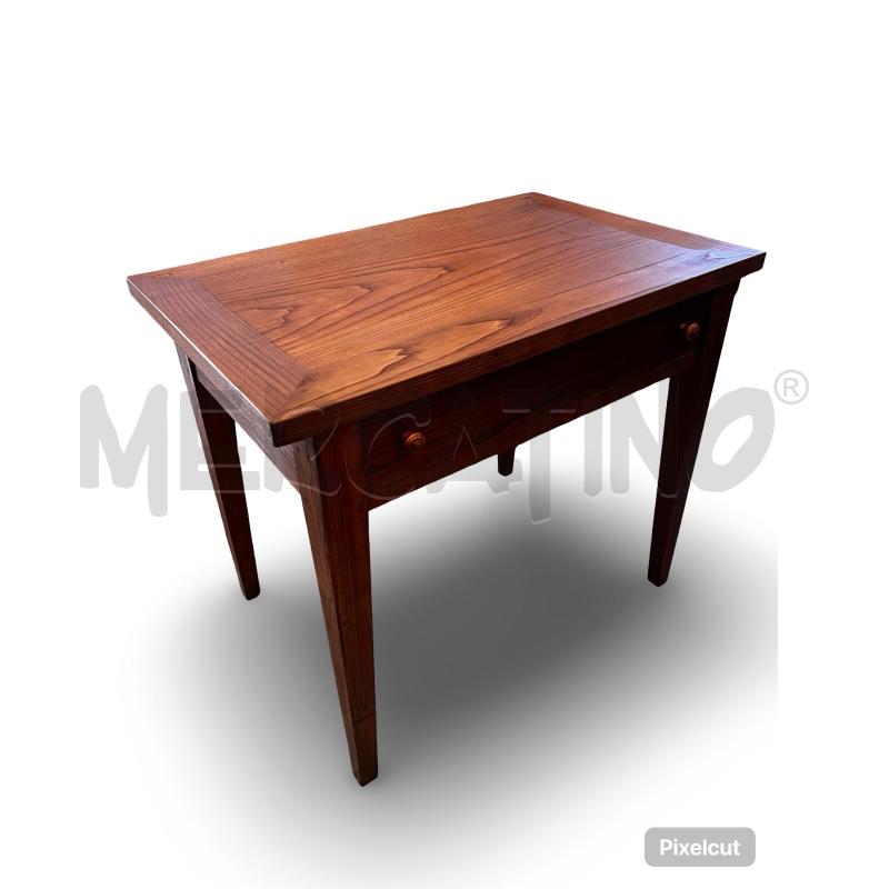 SCRIVANIA 70X100 ALTEZZA 90 LEGNO MASSICCIO FATTA A MANO | Mercatino dell'Usato Osasco 1