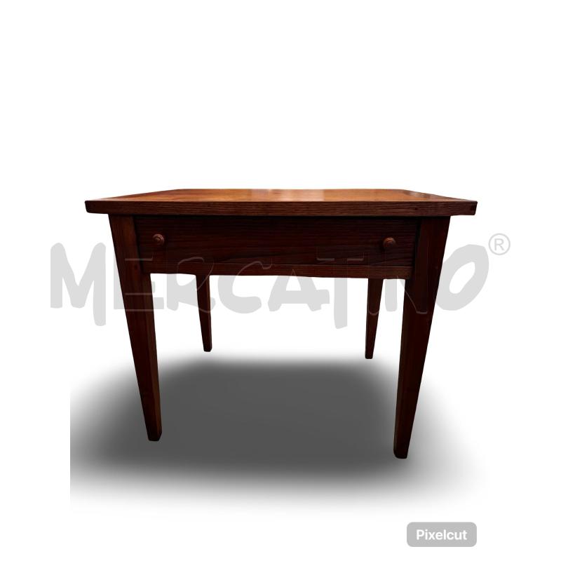 SCRIVANIA 70X100 ALTEZZA 90 LEGNO MASSICCIO FATTA A MANO | Mercatino dell'Usato Osasco 3