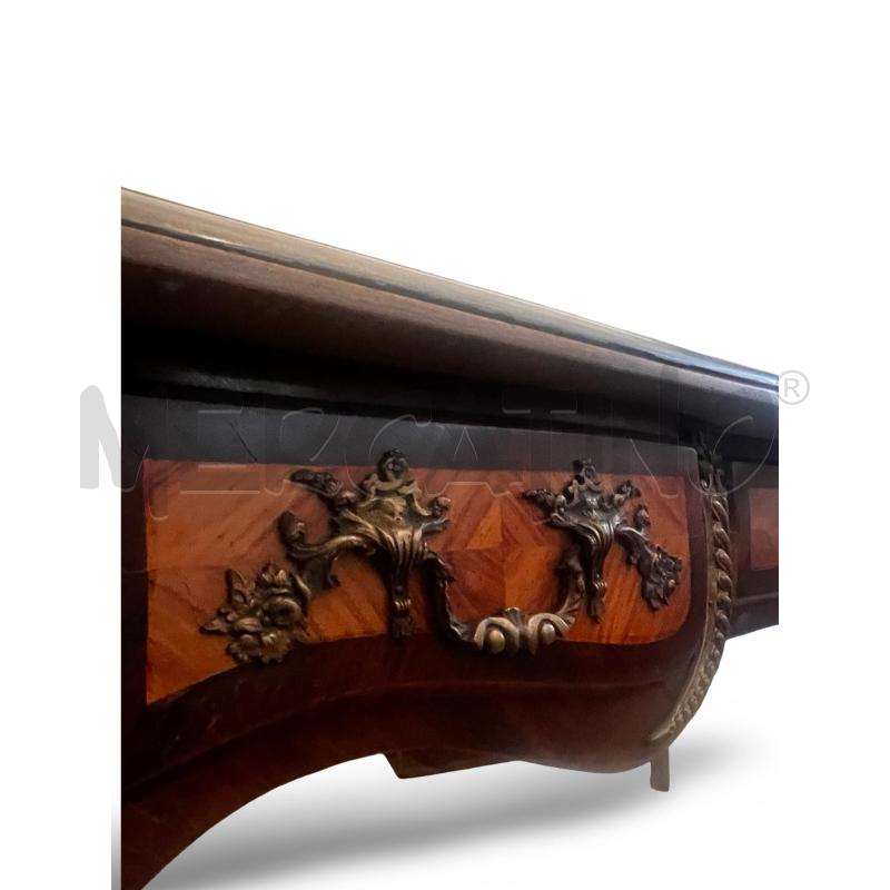 SCRIVANIA IN STILE LUIGI XV CON POLTRONA IN VELLUTINO ROSSO | Mercatino dell'Usato Osasco 4