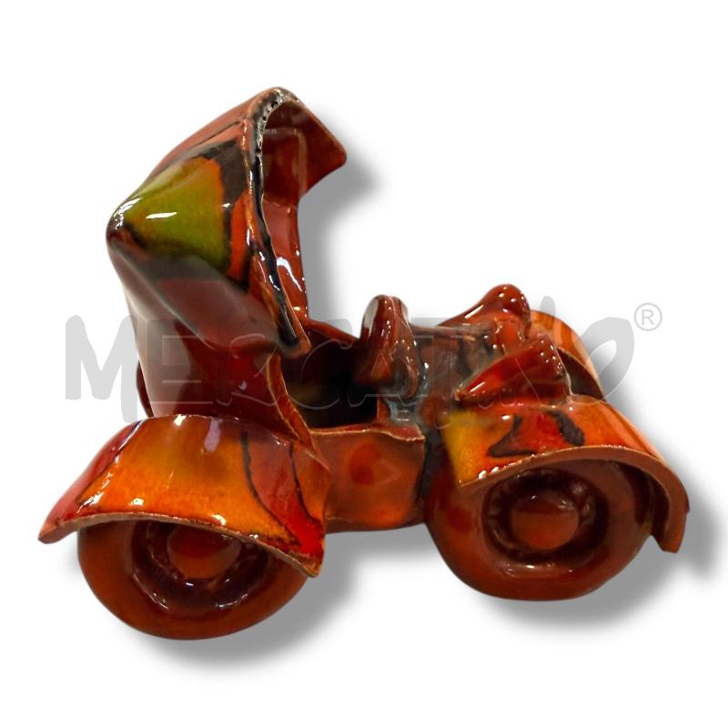 SCULTURA MACCHINA CERAMICA MAIOLICA VERZOLINI ANNI '70 | Mercatino dell'Usato Osasco 1