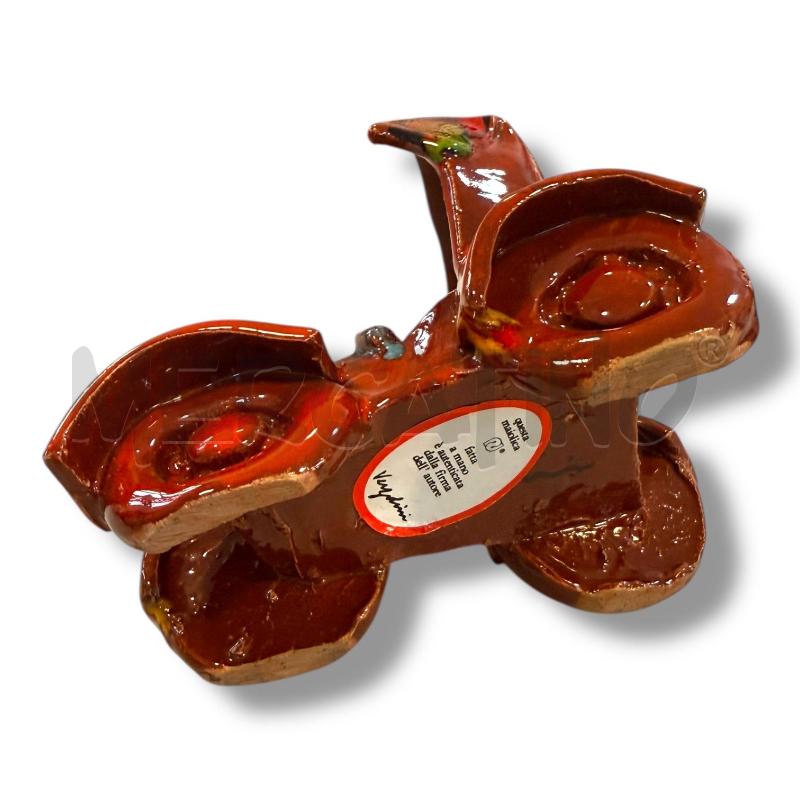 SCULTURA MACCHINA CERAMICA MAIOLICA VERZOLINI ANNI '70 | Mercatino dell'Usato Osasco 4