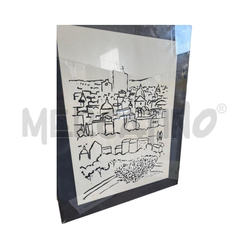 SERIGRAFIA GIOVANNI PISTONE NUMERO 67/150 TETTI DI ROMA | Mercatino dell'Usato Osasco 2