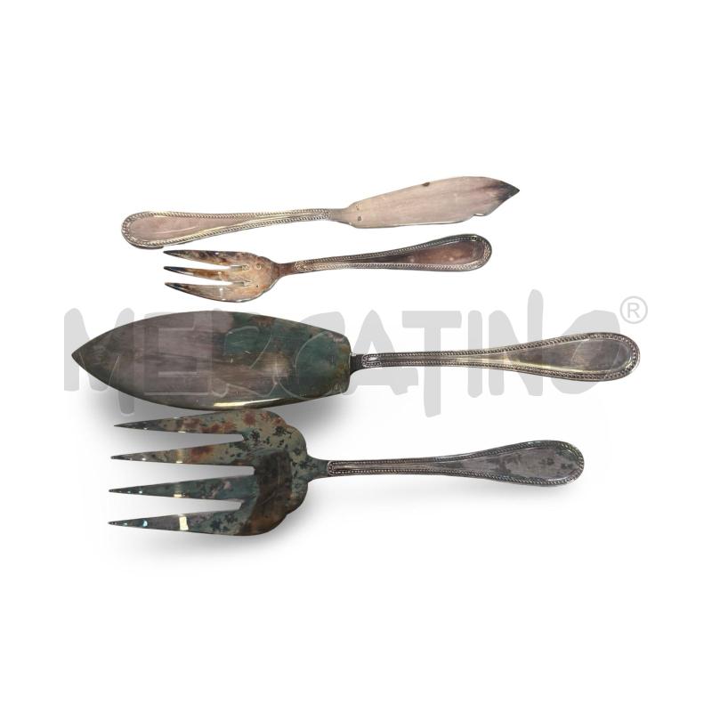SERVIZI PZ. 23 CAILAR BAYARD METALLO ARG 60GR MARCHIO 10 FORCHETTE 12 COLTELLI 2 GRANDI | Mercatino dell'Usato Osasco 2