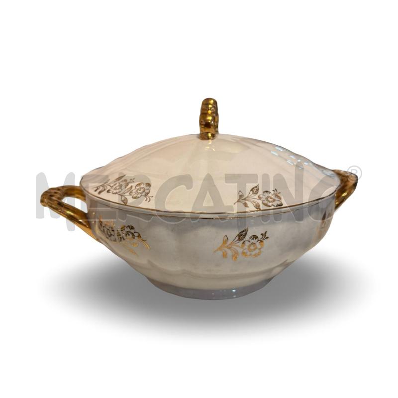 SERVIZI PZ. 25 CERAMICA DI LAVENO FILO ORO  | Mercatino dell'Usato Osasco 2