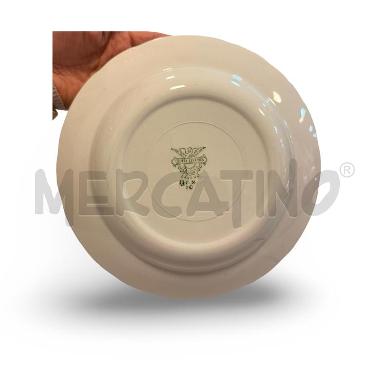 SERVIZI PZ. 25 CERAMICA DI LAVENO FILO ORO  | Mercatino dell'Usato Osasco 4